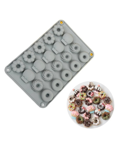 Moldes de Silicona Para repostería, accesorios de cocina Para pastel, cojín de encaje, patrón de flores, herramienta