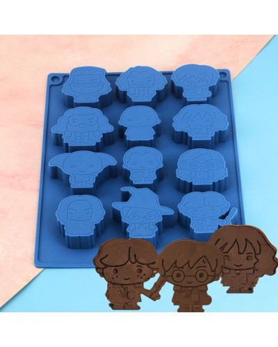 Moldes De Silicona para repostería Y pastelería, Moldes De resina epoxi con forma De chico mágico De Anime, artesanía De azúcar,