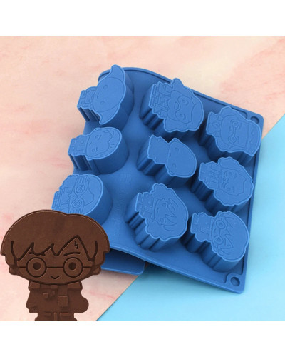 Moldes De Silicona para repostería Y pastelería, Moldes De resina epoxi con forma De chico mágico De Anime, artesanía De azúcar,