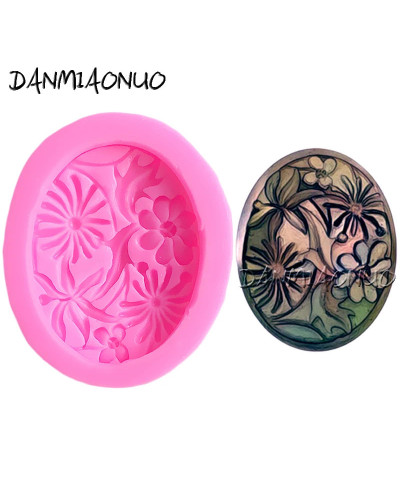 DANMIAONUO-Moldes De Silicona Para repostería, soporte Para postres De flores, Para Chocolate, Topo, Bolo, Foremki, Silikonowe, 