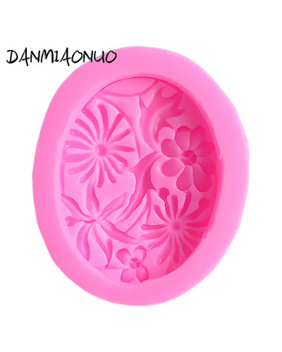 DANMIAONUO-Moldes De Silicona Para repostería, soporte Para postres De flores, Para Chocolate, Topo, Bolo, Foremki, Silikonowe, 