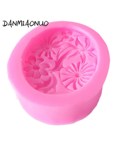 DANMIAONUO-Moldes De Silicona Para repostería, soporte Para postres De flores, Para Chocolate, Topo, Bolo, Foremki, Silikonowe, 