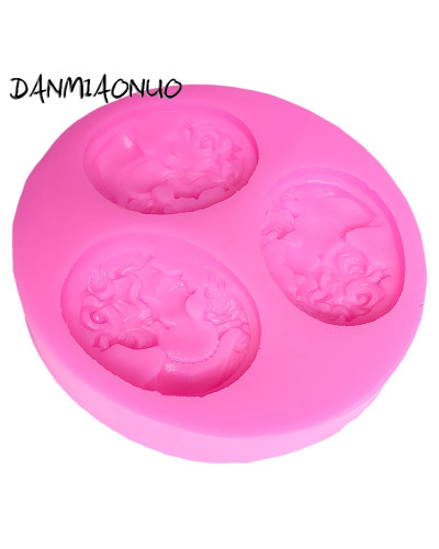 DANMIAONUO-Moldes De Silicona Para decoración De pasteles, herramientas Para repostería, Chocolate, comida, dulces, jabón hecho 