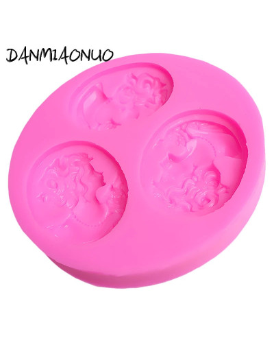 DANMIAONUO-Moldes De Silicona Para decoración De pasteles, herramientas Para repostería, Chocolate, comida, dulces, jabón hecho 