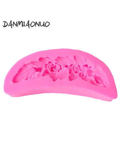 DANMIAONUO-Moldes De Silicona Para repostería, soporte Para postres De flores, accesorios Para hornear, Foremki Silikonowe Piork