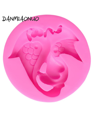 DANMIAONUO-Moldes De Silicona Para jabón hechos a mano, con forma De cisne, Para repostería, decoración, Gateau, Foremki, Siliko