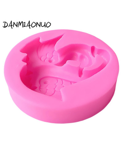 DANMIAONUO-Moldes De Silicona Para jabón hechos a mano, con forma De cisne, Para repostería, decoración, Gateau, Foremki, Siliko