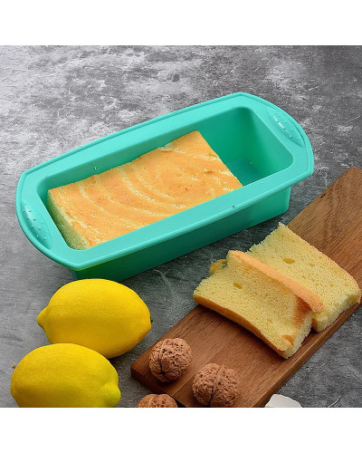 Molde de silicona Rectangular para el hogar, molde para tostadas de caramelo, pan de Pascua, suministros de cocina DIY, utensili