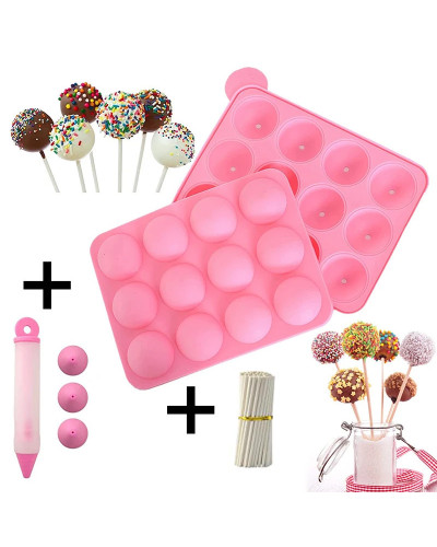 Molde de silicona para hacer piruletas, utensilio para hornear, barra de dulces, accesorios de cocina, herramientas de decoració