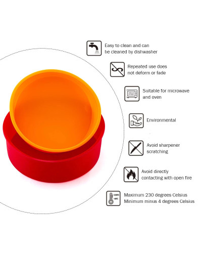 Molde de silicona para pastel, forma redonda, molde Rectangular de silicona para pan, molde de forma redonda para pastel, molde 