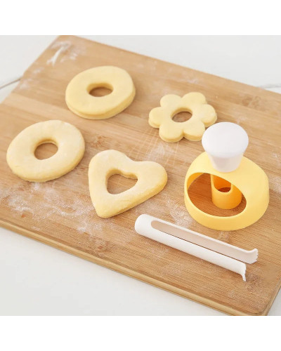 Molde creativo para rosquillas, cortador de cocina para postres, fabricante de pan, herramientas de decoración de pasteles, acce