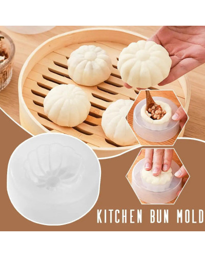 Baozi-Molde chino para repostería, herramienta de repostería para hacer bollos al vapor, utensilios de rellenos para repostería,