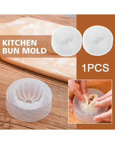 Baozi-Molde chino para repostería, herramienta de repostería para hacer bollos al vapor, utensilios de rellenos para repostería,