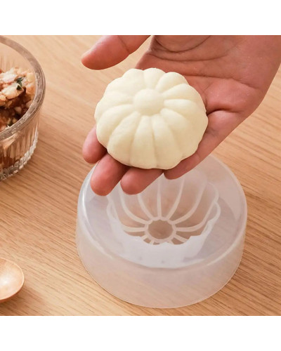 Baozi-Molde chino para repostería, herramienta de repostería para hacer bollos al vapor, utensilios de rellenos para repostería,