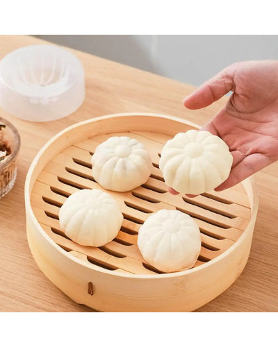 Baozi-Molde chino para repostería, herramienta de repostería para hacer bollos al vapor, utensilios de rellenos para repostería,