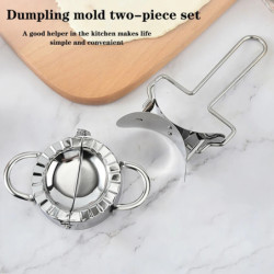 Herramienta de acero inoxidable para hacer Dumplings, molde para hacer Dumplings, prensa Manual para el hogar, accesorios para p