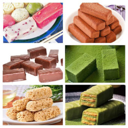 Moldes rectangulares de silicona para dulces para hornear Barritas energéticas Molde para barritas de chocolate Barritas de prot